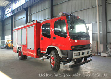 China ISUZU FVR EURO5 Water Foam Fire Fighting Vehicles For Fireman Department supplier